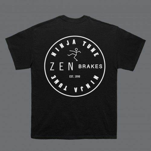 Zen Brakes Black T-Shirt - Ninja Tune